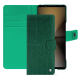皮革钱包套 Sony Xperia 1 VI - Crocodile pino ( Pantone #173F35 ) 