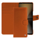 Funda de piel para cartera Sony Xperia 1 VI - Orange vibrant ( Pantone #e36b39 ) 
