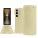 Sony Xperia 1 VI leather case - Beige ( Nappa - Pantone #ceb888 ) 