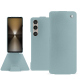Housse cuir Sony Xperia 1 VI - Bleu ciel ( Nappa - Pantone #abcae9 ) 