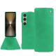 Custodia in pelle Sony Xperia 1 VI - Menthe vintage ( Pantone #37b375 ) 