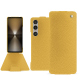 Custodia in pelle Sony Xperia 1 VI - Mimosa ( Pantone #b39437 ) 