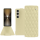Capa em pele Sony Xperia 1 VI - Beige - Couture ( Nappa - Pantone #ceb888 ) 