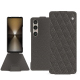 Housse cuir Sony Xperia 1 VI - Anthracite - Couture ( Pantone #41403c ) 