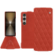 Capa em pele Sony Xperia 1 VI - Arange clouquié - Couture ( Pantone #D33108 )