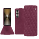 Capa em pele Sony Xperia 1 VI - Prune vintage - Couture ( Pantone #612434 ) 
