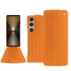 Sony Xperia 1 VI leather case - Abaca arancio ( Pantone #d77540 )