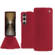 Capa em pele Sony Xperia 1 VI - Rouge passion ( Pantone #a6192e ) 