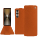 Funda de piel Sony Xperia 1 VI - Orange vibrant ( Pantone #e36b39 ) 