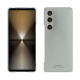 Lederschutzhülle Sony Xperia 1 VI - Gris PU ( Pantone #c1c6c8 ) 