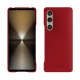 Lederschutzhülle Sony Xperia 1 VI - Rouge PU ( Pantone #d50032 )