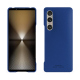 Sony Xperia 1 VI leather cover - Bleu Océan PU ( Pantone #003da5 )