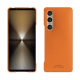 Lederschutzhülle Sony Xperia 1 VI - Orange PU ( Pantone #ff9351 )