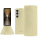 硬质真皮保护套 Sony Xperia 1 VI - Beige PU ( Pantone #ceb888 ) 