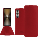 Housse cuir Sony Xperia 1 VI - Rouge PU ( Pantone #d50032 )