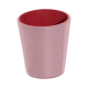 Dice cup - Rose ( Nappa - Pantone #efbae1 ) 