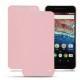 Huawei Nexus 6P leather case - Rose ( Nappa - Pantone 2365C ) 