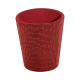 Dice cup - Autruche ciliegia ( Pantone #a4343a ) 