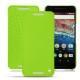 硬质真皮保护套 Huawei Nexus 6P - Vert fluo