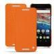 Capa em pele Huawei Nexus 6P - Orange fluo