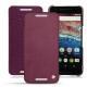 Custodia in pelle Huawei Nexus 6P - Prune vintage ( Pantone 512C ) 