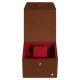 Watch box - 1 watch - Marron ( Nappa - Pantone #8B4720 ) 