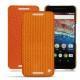 硬质真皮保护套 Huawei Nexus 6P - Abaca arancio