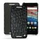 硬质真皮保护套 Huawei Nexus 6P - Autruche nero