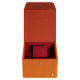 手表盒 - 1 只手表 - Abaca arancio ( Pantone #d77540 )
