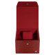 Watch box - 1 watch - Autruche ciliegia ( Pantone #a4343a ) 