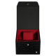 Caixa de relógio - 1 relógio - Crocodile nero ( Noir / Black) 
