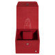 Uhrenbox - 1 Uhr - Rouge troupelenc ( Pantone #AB191A )