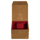 Watch box - 1 watch - Castan esparciate ( Pantone #824F2A )