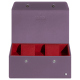 Uhrenbox - 2 Uhren - Lilas ( Nappa - Pantone #b9a3e3 ) 