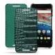 Housse cuir Huawei Nexus 6P - Crocodile pino