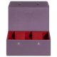 Scatola per orologi - 2 orologi - Lilas PU ( Pantone #b9a3e3 )