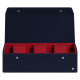 Scatola per orologi - 3 orologi - Cobalt ( Pantone #2b253f ) 