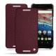 Housse cuir Huawei Nexus 6P - Lie de vin ( Pantone 5115C ) 