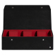 Watch box - 3 watches - Onyx ( Noir / Black ) 