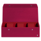 Scatola per orologi - 3 orologi - Rose fluo ( Pantone #ff16b4 ) 