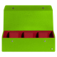 Watch box - 3 watches - Vert fluo ( Pantone #00ab5f ) 
