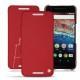 Custodia in pelle Huawei Nexus 6P - Rouge troupelenc