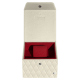 Uhrenbox - 1 Uhr - Blanc - Couture ( Nappa - White ) 