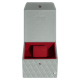 Watch box - 1 watch - Gris - Couture ( Nappa - Pantone #c1c6c8 ) 