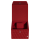 Caja de reloj - 1 reloj - Rouge - Couture ( Nappa - Pantone #d50032 ) 