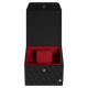 Watch box - 1 watch - Ebène - Couture ( Noir / Black ) 