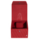 Uhrenbox - 1 Uhr - Rouge troupelenc - Couture ( Pantone #AB191A )