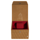 Watch box - 1 watch - Castan esparciate - Couture ( Pantone #824F2A )