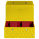 Watch box - 2 watches - Jaune fluo - Couture ( Pantone #c9ff57 ) 