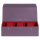 Caja de reloj - 3 relojes - Lilas PU ( Pantone #b9a3e3 )